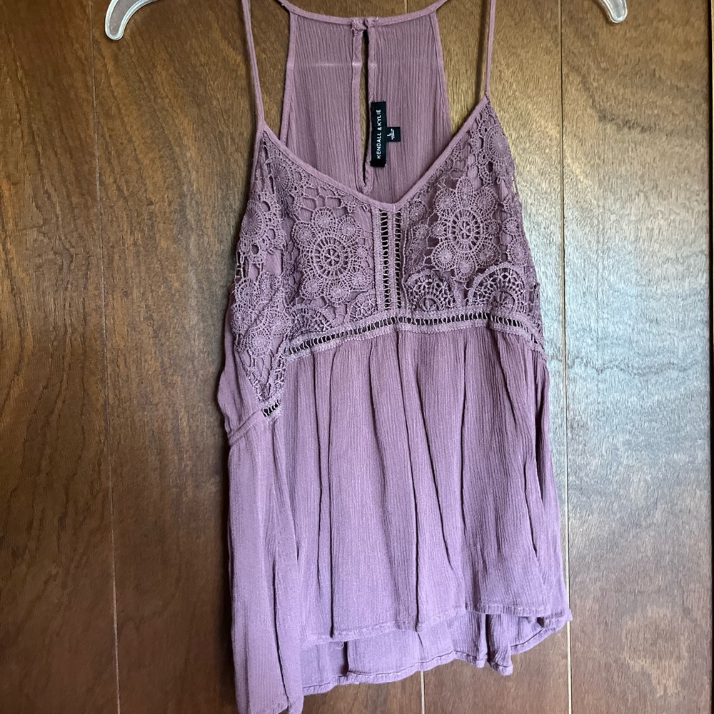 Kendall & Kylie Purple Boho Top!
